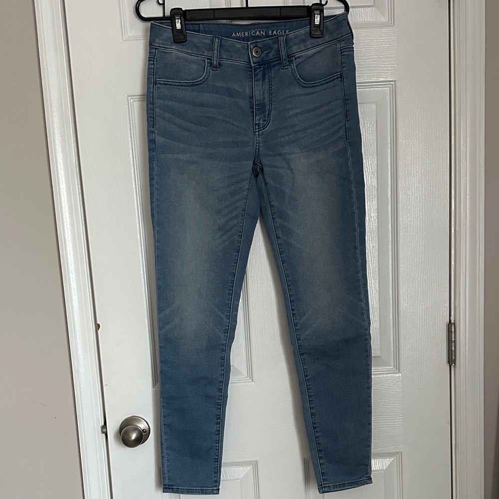 American Eagle Outfitters Women's Medium Blue Skinny Jeans